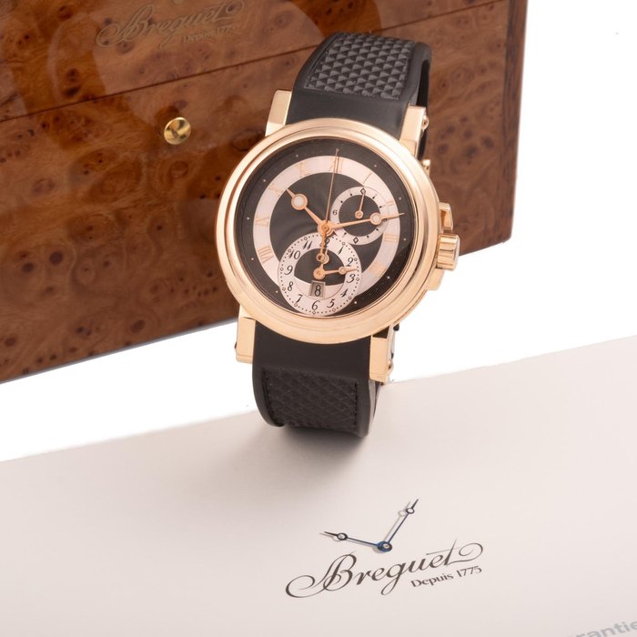Breguet Ref 5857 Brz25Zu Marine Gmt Dual Time