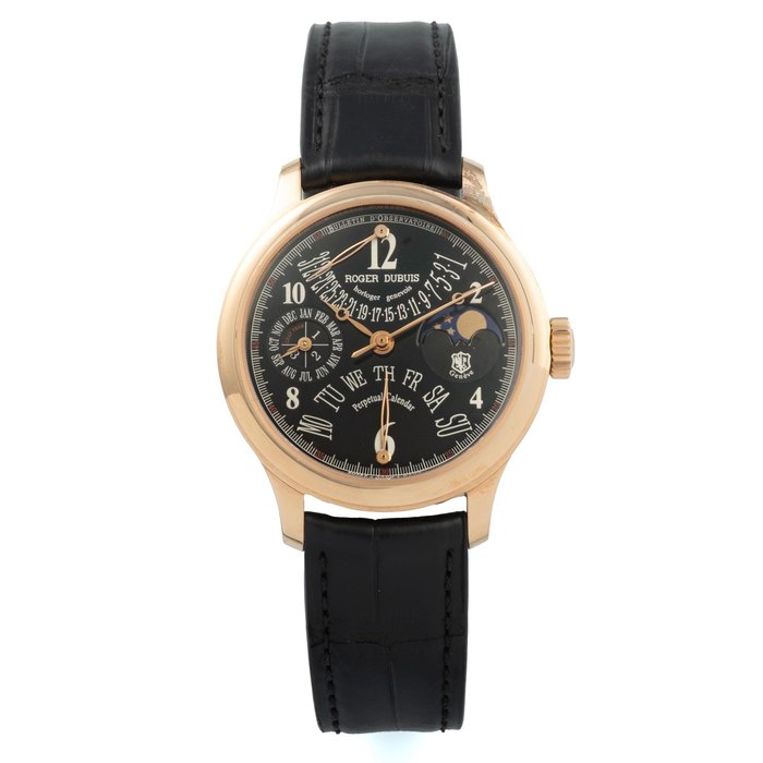 Roger Dubuis Hommage Perpetual Calendar Bi Retrograde Pink Gold