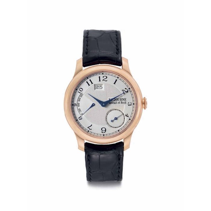 F.P. Journe. A Fine 18k Pink Gold Wristwatch with Date and Power Reserve Signed F.P. Journe, Invenit et Fecit, Octa Auto, No. 098-AR, Circa 2007
