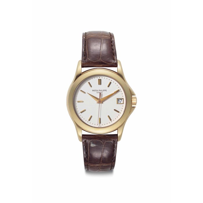 Patek Philippe. A Fine 18k Pink Gold Automatic Wristwatch with Center Seconds and Date Signed Patek Philippe, Genève, Ref. 5107R, Movement No. 3'019'599, Case No. 4'141'672, Circa 2004