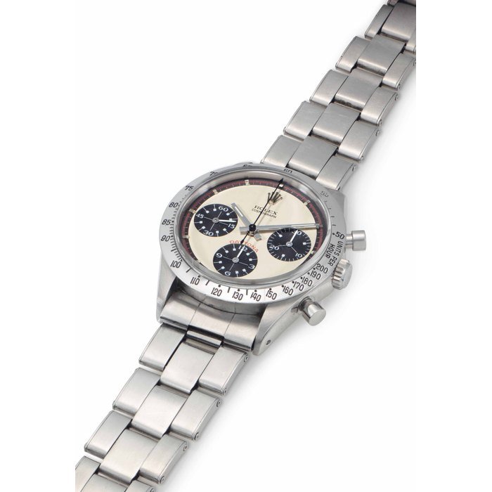 Rolex Rolex. A Fine and Rare Stainless Steel Chronograph Wristwatch with Bracelet Signed Rolex, Cosmograph, Daytona, Paul Newman Model, Ref. 6239, Case No. 2'011'230, Circa 1968 · 6239
