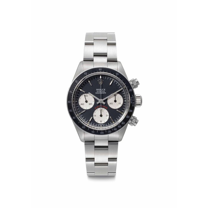 Rolex. A Stainless Steel Chronograph Wristwatch with Bracelet Signed Rolex, Oyster, Cosmograph, Daytona, Ref. 6263, Case No. 5'582'391, Circa 1978