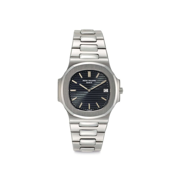 Patek Philippe. A Stainless Steel Automatic Wristwatch with Date and Bracelet Signed Patek Philippe, Genève, Nautilus Model, Ref. 3700/1, Movement No. 1'305'843, Case No. 536'993, Manufactured in 1978