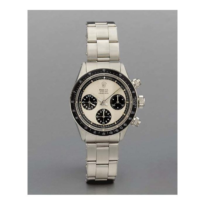 Rolex Rolex. A fine and rare stainless steel water-resistant chronograph wristwatch with bracelet SIGNED ROLEX, OYSTER, COSMOGRAPH, PAUL NEWMAN MODEL, REF. 6240/6239, CIRCA 1970 · 6240/6239