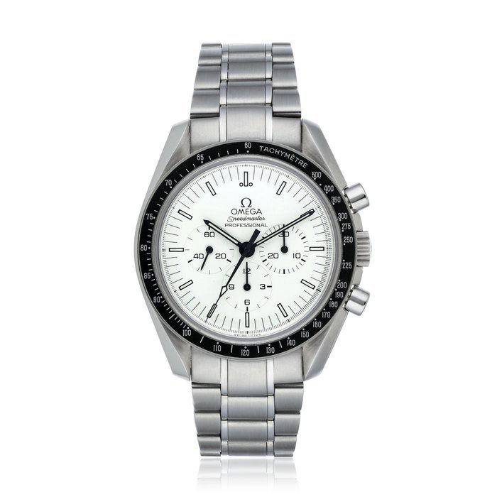  OMEGA "ALBINO" SPEEDMASTER, 40TH ANNIVERSARY, REF. 345.0818
