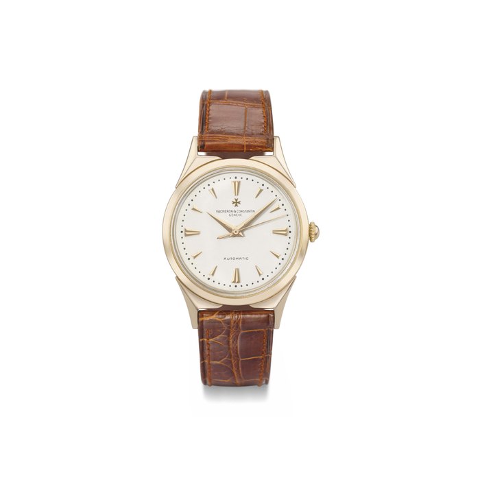 Vacheron Constantin. A fine 18K pink gold automatic wristwatch with sweep centre seconds SIGNED VACHERON & CONSTANTIN, GENÈVE, AUTOMATIC, REF. 6073, MOVEMENT NO. 527'978, CASE NO. 357'325, MANUFACTURED IN 1957