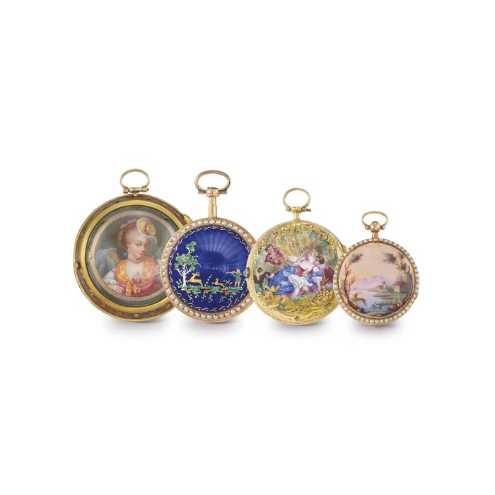 A group lot of 24 pocketwatches VARIOUS MAKERS, MADE BETWEEN CIRCA 1780 AND 1830
