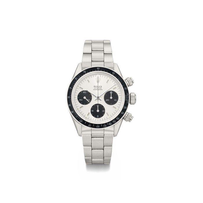 Rolex. A stainless steel chronograph wristwatch with bracelet SIGNED ROLEX, OYSTER COSMOGRAPH, REF. 6263, CASE NO. 2'653'746, MANUFACTURED IN 1971