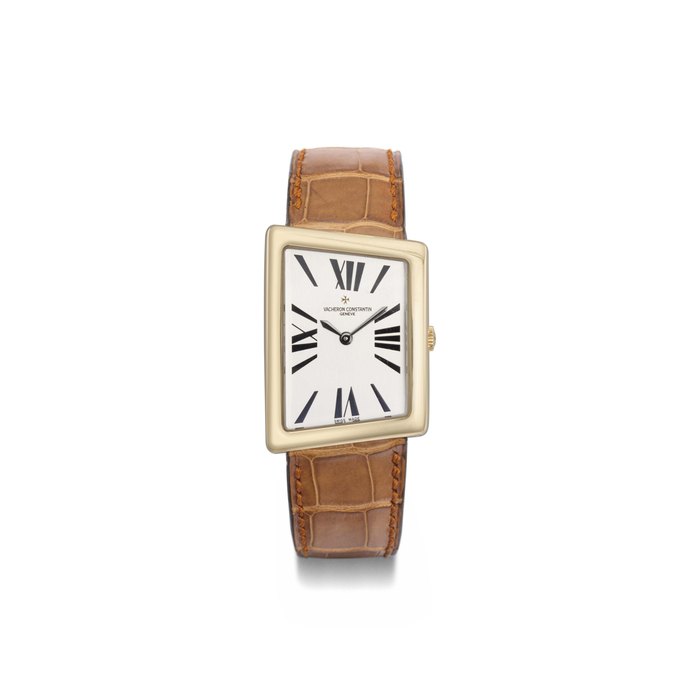 Vacheron Constantin. A fine 18K gold asymmetrical wristwatch SIGNED VACHERON CONSTANTIN, GENÈVE, MCMLXXII MODEL, REF. 37010, MOVEMENT NO. 905'566, CASE NO. 725'644, MANUFACTURED IN 2000