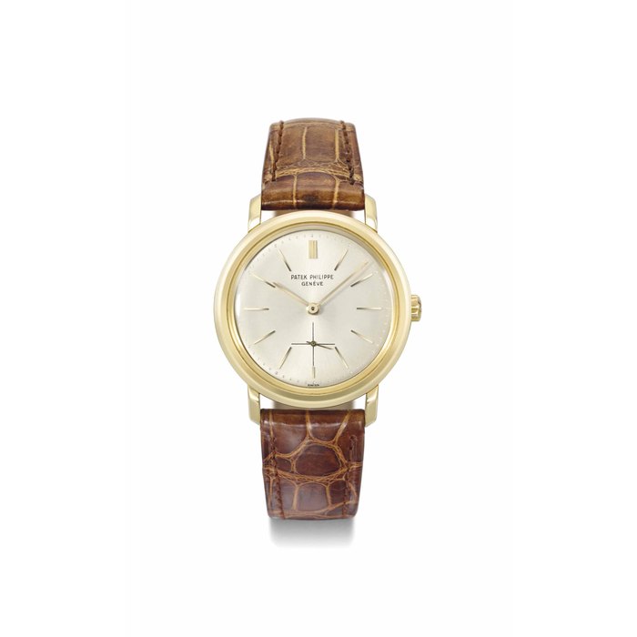 Patek Philippe. A fine 18K gold automatic wristwatch SIGNED PATEK PHILIPPE, GENÈVE, REF. 3440, MOVEMENT NO. 1'110'270, CASE NO. 310'866, MANUFACTURED IN 1960