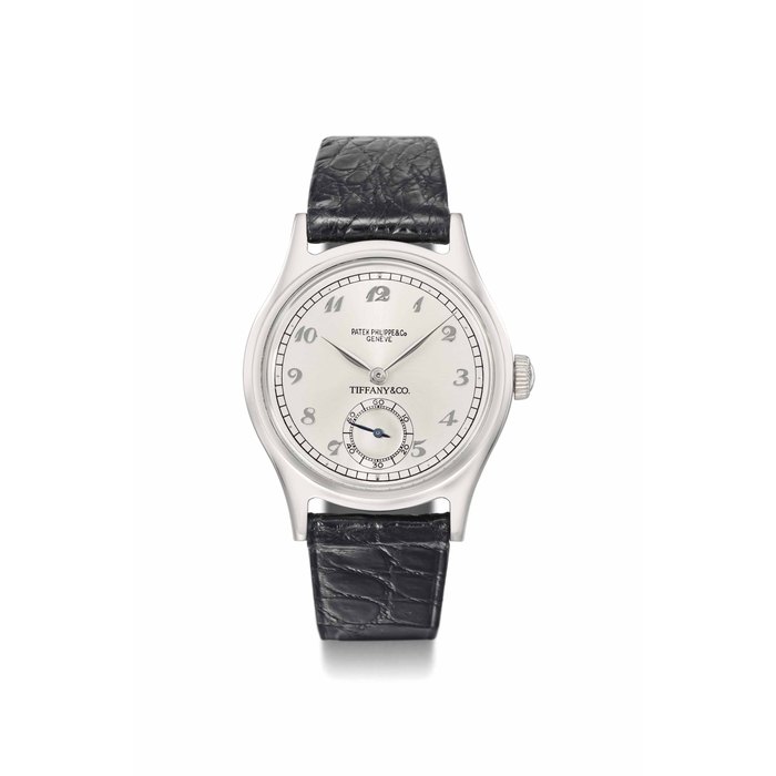 Patek Philippe. An attractive stainless steel wristwatch with Breguet numerals SIGNED PATEK PHILIPPE, GENÈVE, RETAILED BY TIFFANY & CO., REF. 565, MOVEMENT NO. 924'078, CASE NO. 629'542, MANUFACTURED IN 1943