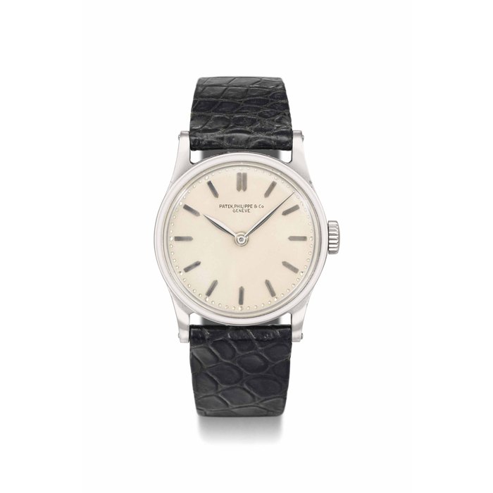 Patek Philippe. An unusual and early stainless steel wristwatch SIGNED PATEK, PHILIPPE & CO., GENÈVE, CALATRAVA MODEL, REF. 96, MOVEMENT NO. 175'655, CASE NO. 617'429, MOVEMENT MADE IN 1912, ENCASED AND SOLD IN 1938