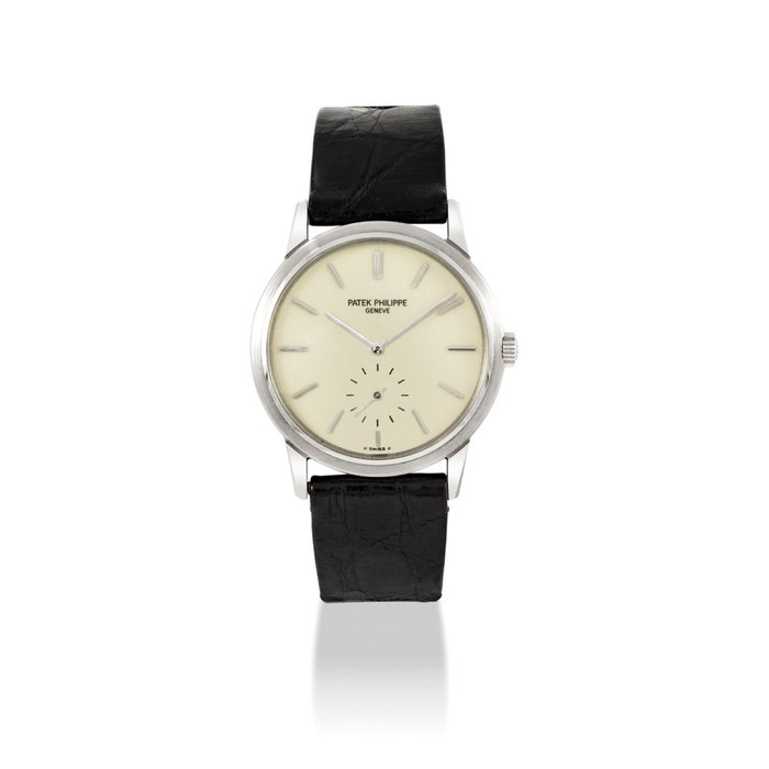 PATEK PHILIPPE. A RARE STAINLESS STEEL WRISTWATCH, MADE FOR THE JAPANESE MARKET TO COMMEMORATE THE 150TH ANNIVERSARY OF PATEK PHILIPPE IN 1989 SIGNED PATEK PHILIPPE, GENEVE, REF. 3718, MOVEMENT NO. 1’814’920, CASE NO. 2’856’816, MANUFACTURED IN 1988