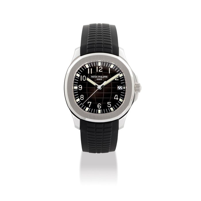 PATEK PHILIPPE. A STAINLESS STEEL CUSHION-SHAPED AUTOMATIC WRISTWATCH WITH SWEEP CENTRE SECONDS, DATE, ORIGINAL CERTIFICATE AND BOX SIGNED PATEK PHILIPPE, GENEVE, AQUANAUT MODEL, REF. 5167A, MOVEMENT NO. 3’905’733, CASE NO. 4’702’556, MANUFACTURED IN 2008