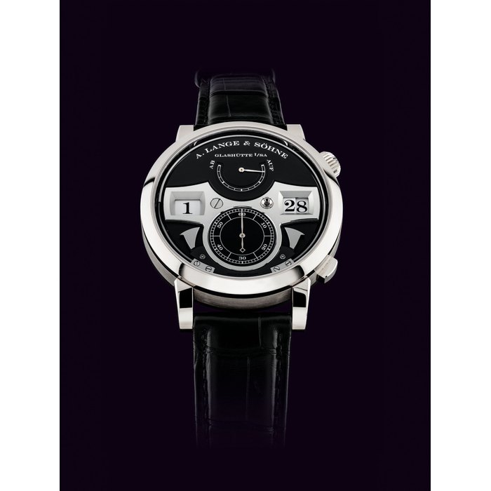 A. LANGE & SÖHNE. A FINE 18K WHITE GOLD STRIKING TIME WRISTWATCH WITH POWER RESERVE INDICATOR, DIGITAL TIME DISPLAY AND HACK FEATURE SIGNED A. LANGE & SOHNE, GLASHUTTE I/SA, LANGE ZEITWERK STRIKING TIME MODEL, REF. 145.029, MOVEMENT NO. 110’017, CASE NO. 222’413, CIRCA 2016