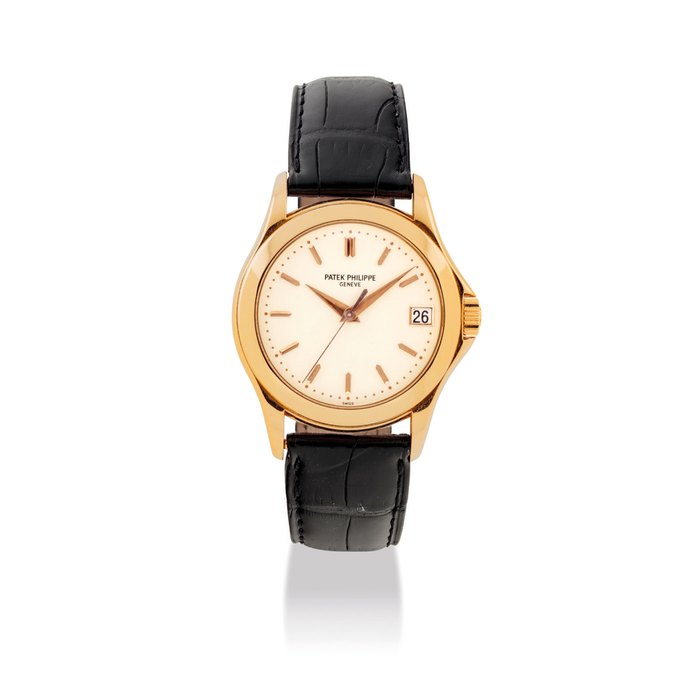 PATEK PHILIPPE. A FINE 18K PINK GOLD AUTOMATIC WRISTWATCH WITH SWEEP CENTRE SECONDS AND DATE SIGNED PATEK PHILIPPE, REF 5107, MOVEMENT NO. 3’019’877, CASE NO. 4'141'544, CIRCA 2001