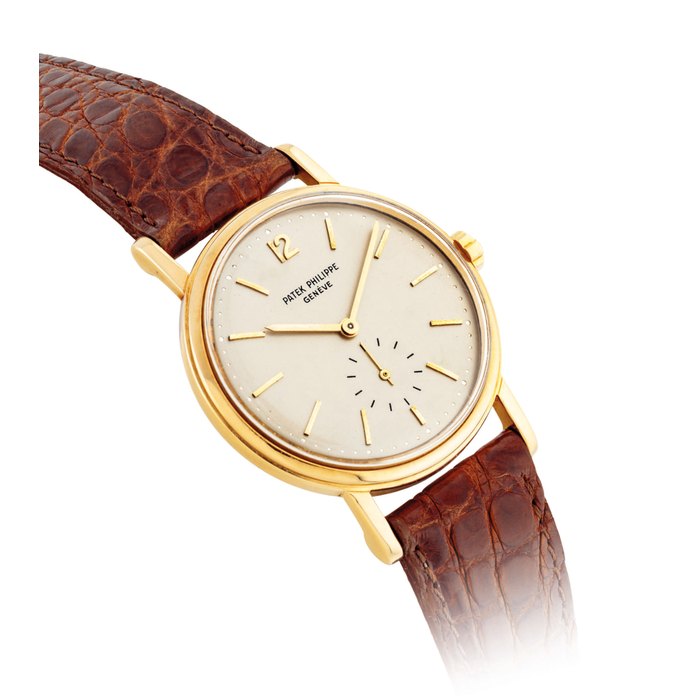 Patek Philippe PATEK PHILIPPE. AN 18K GOLD AUTOMATIC WRISTWATCH SIGNED PATEK PHILIPPE, GENEVE, REF. 3435, MOVEMENT NO. 262’326,, CASE NO. 1’112’643, MANUFACTURED IN 1962, Price & Market Data