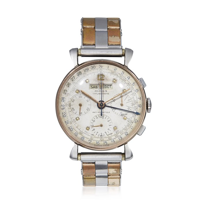 ROLEX, ANTI-MAGNETIC TRIPLE CALENDAR WRISTWATCH, REF. 4768