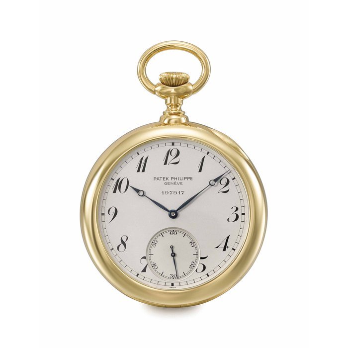 Patek Philippe Patek Philippe. An extremely fine and important, very large and heavy 18K gold openface high-precision keyless lever watch with one-minute tourbillon regulator by Hector Golay, “extra” quality movement with Guillaume balance, made for observatory competition, regulated by François Modoux, original Certificate, testing documentation and signed letter from Philippe Stern to Theodore Beyer Signed Patek Philippe, Genève, retailed by Chronometrie Beyer, Zürich, ref. 926/1, movement no. 197'917, case 