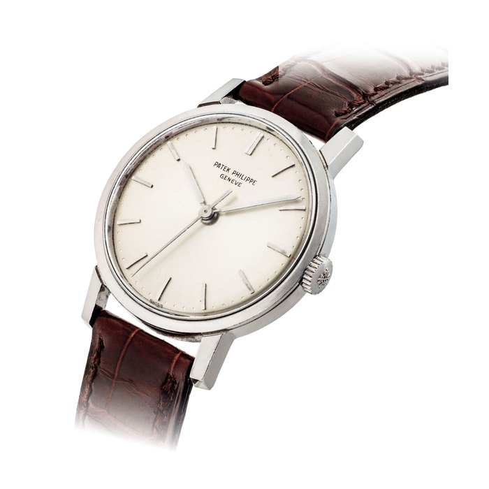 PATEK PHILIPPE. A RARE STAINLESS STEEL WRISTWATCH WITH SWEEP CENTRE SECONDS SIGNED PATEK PHILIPPE, GENEVE, REF. 3483, MOVEMENT NO. 712'085, CASE NO. 2'658'433, MANUFACTURED IN 1967