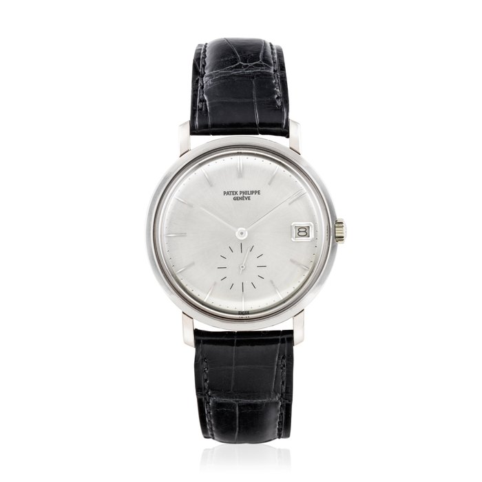 PATEK PHILIPPE 18K WHITE GOLD WRISTWATCH, REF. 3445