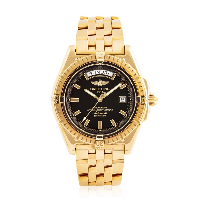  BREITLING 18K GOLD HEADWIND, Price & Market Data