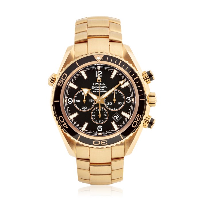OMEGA 18K PINK GOLD SEAMASTER PROFESSIONAL PLANET OCEAN WITH BRACELET, REF. 22260465001001