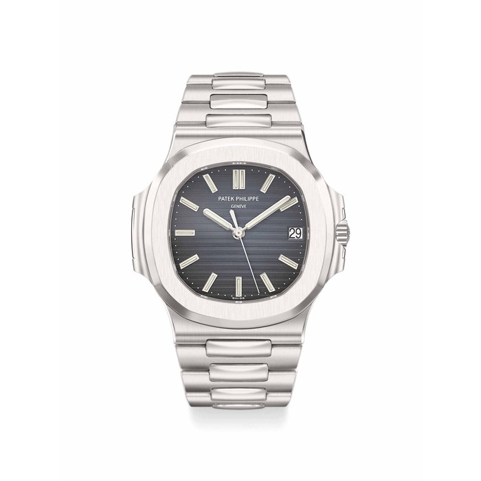 Patek Philippe Patek Philippe. A Fine Stainless Steel Automatic Wristwatch with Date, Center Seconds and Bracelet Signed Patek Philippe, Genève, Ref. 5711/1A, Nautilus Model, Movement No. 3'404'967, Case No. 4'397'508, Manufactured in 2007, Price & Market Data