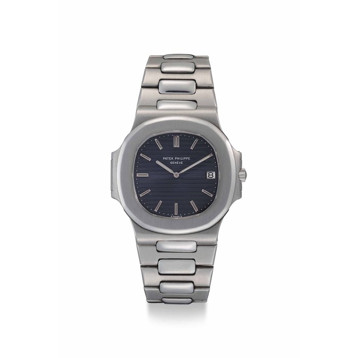 Patek Philippe. A Stainless Steel Automatic Wristwatch with Date and Bracelet Signed Patek Philippe, Genève, Nautilus Model, Ref. 3700/1, Movement No. 1'306'116, Case No. 537'024, Manufactured in 1979