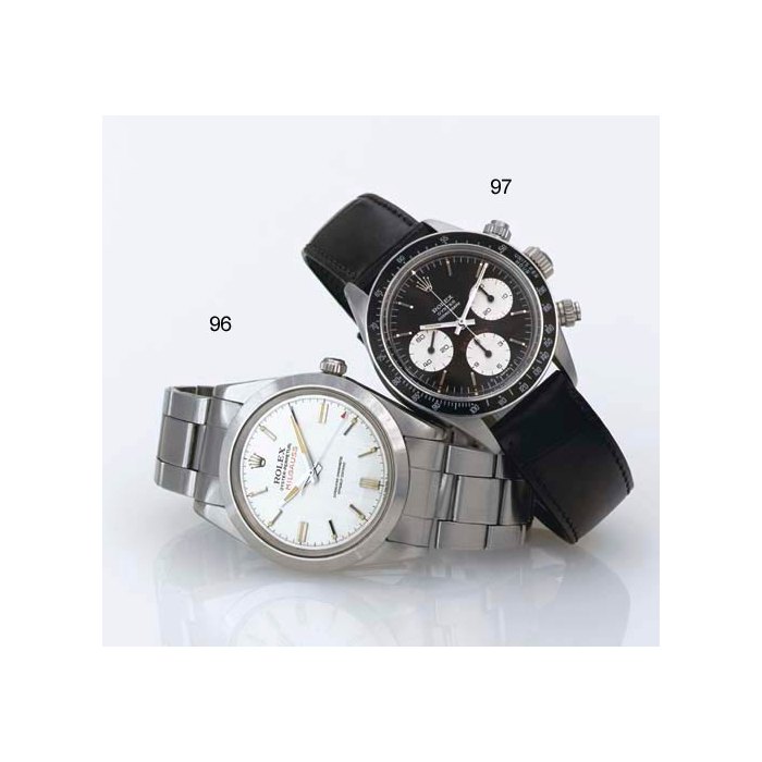ROLEX. A STAINLESS STEEL CHRONOGRAPH WRISTWATCH SIGNED ROLEX, OYSTER COSMOGRAPH, DAYTONA, CASE NO. 3365379, REF. 6263, CIRCA 1972