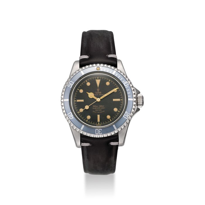 Tudor TUDOR. AN ATTRACTIVE AND RARE STAINLESS STEEL AUTOMATIC WRISTWATCH WITH SWEEP CENTRE SECONDS SIGNED TUDOR, OYSTER-PRINCE SUBMARINER, 200M=660FT, SUBMARINER, ROTOR, SELF-WINDING, REF 7928, CASE NO 325’625, CIRCA 1961, Price & Market Data