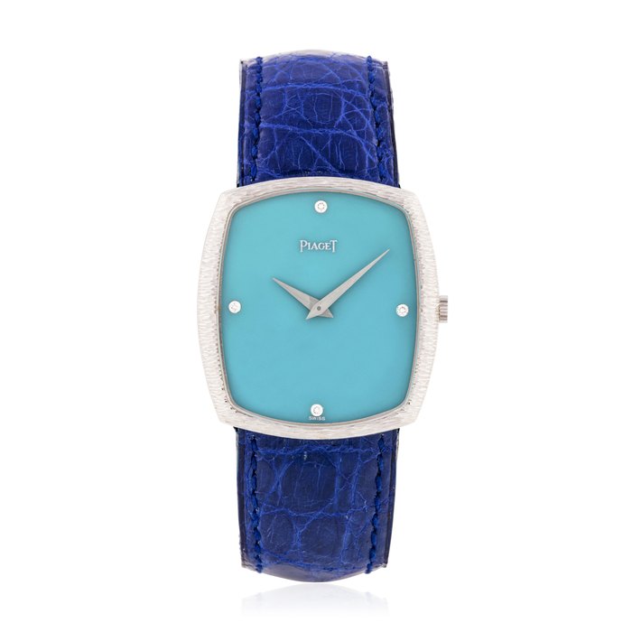 PIAGET, 18K WITH TURQUOISE DIAL, REF. 9741