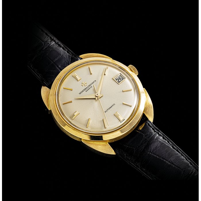 VACHERON CONSTANTIN. A FINE 18K GOLD AUTOMATIC WRISTWATCH WITH SWEEP CENTRE SECONDS AND DATE SIGNED VACHERON CONSTANTIN, GENEVE, CHRONOMETRE ROYAL MODEL, REF. 6720, MOVEMENT NO. 554’180, CASE NO. 391’073, MANUFACTURED IN 1964