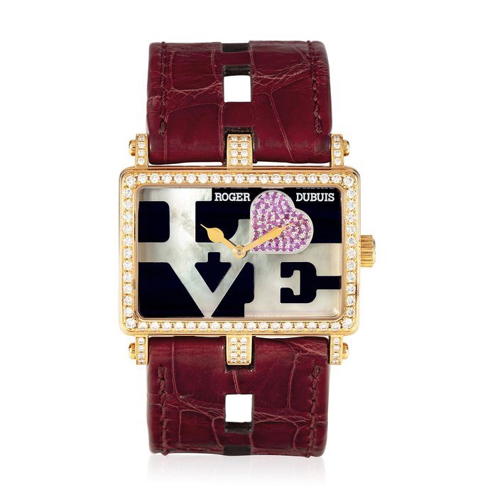 ROGER DUBUIS, PINK GOLD AND DIAMOND-SET LIMITED EDITION TOO MUCH "LOVE", NO. 141/888
