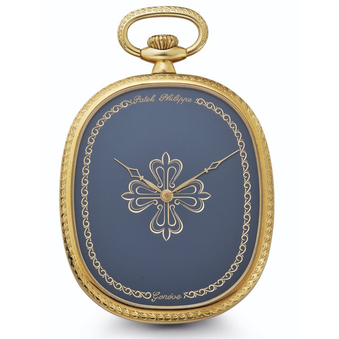 Patek Philippe. A Very Fine 18k Gold Openface Pocket Watch Signed Patek Philippe, Geneve, Ref. 874/2, Movement No. 1'334'167, Case No. 555'075, Manufactured in 1982