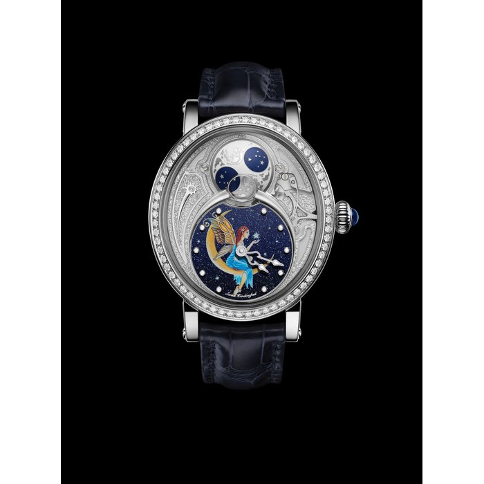BOVET 1822 RÉCITAL 23 "HOPE" With Récital 23 "Hope" timepiece, BOVET watchmakers create an enchanting universe, to which engravers and miniaturist painters of the House then add their poetic touch, by sending a sincere message of hope.