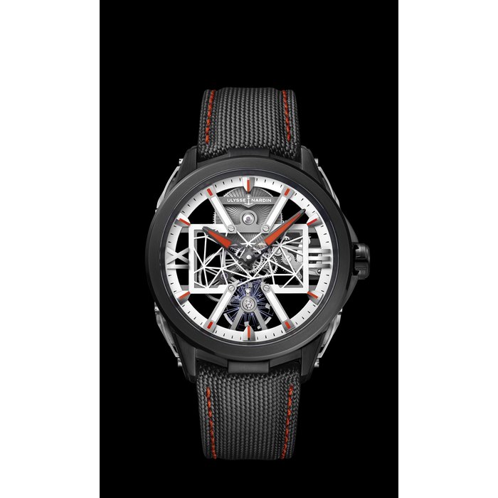 ULYSSE NARDIN EXO-SKELETON X A unique piece created to support Only Watch, inspired by Autonomyo, a walking exoskeleton for more freedom.