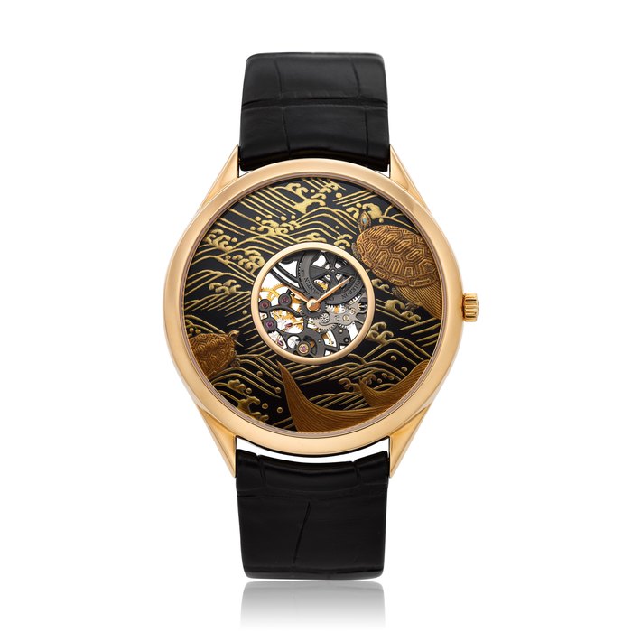 VACHERON CONSTANTIN, 18K METIERS D'ART TURTLE LOTUS, REF. 33222/000R
