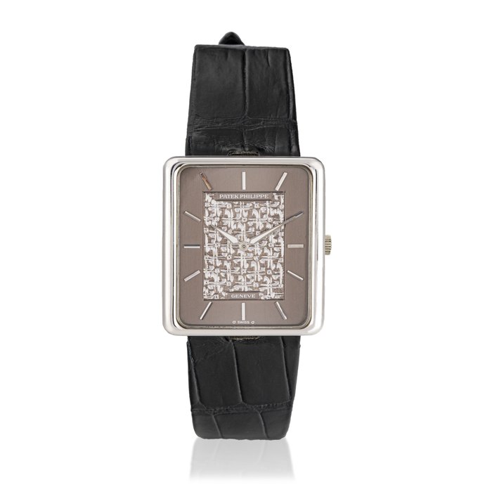 PATEK PHILIPPE, ENGRAVED DIAL REF. 3599G PROPERTY FROM AN IMPORTANT PRIVATE ASIAN COLLECTION PART 2