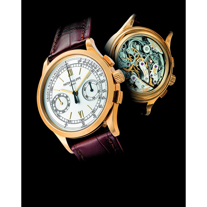 PATEK PHILIPPE. AN 18K GOLD CHRONOGRAPH WRISTWATCH WITH PULSATION SCALE REF. 5170, CIRCA 2011