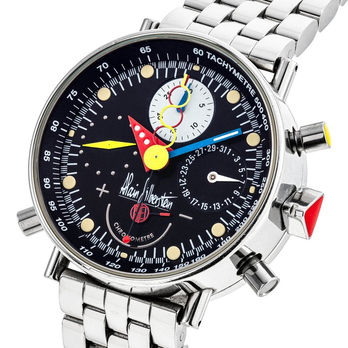 Alain Siberstein ALAIN SIBERSTEIN, LIMITED EDITION STEEL SPLIT SECONDS CHRONOGRAPH, NO. 016/100, Price & Market Data
