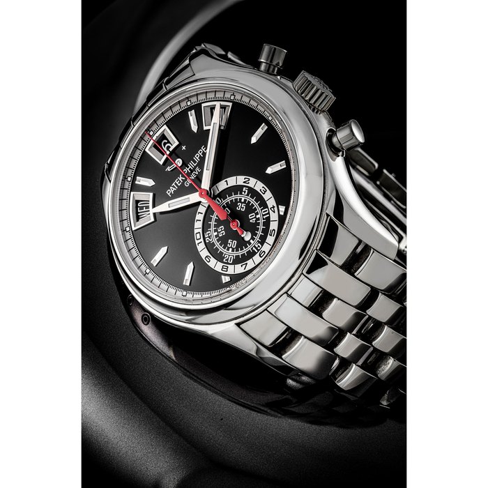 PATEK PHILIPPE, STEEL CHRONOGRAPH ANNUAL CALENDAR, REF. 5960A
