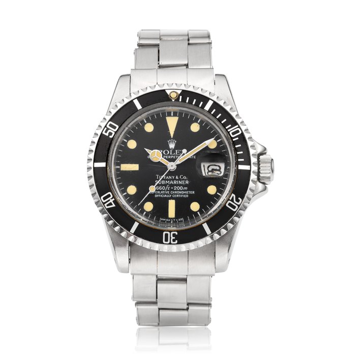 ROLEX, SUBMARINER, REF. 1680, RETAILED BY TIFFANY & CO.
