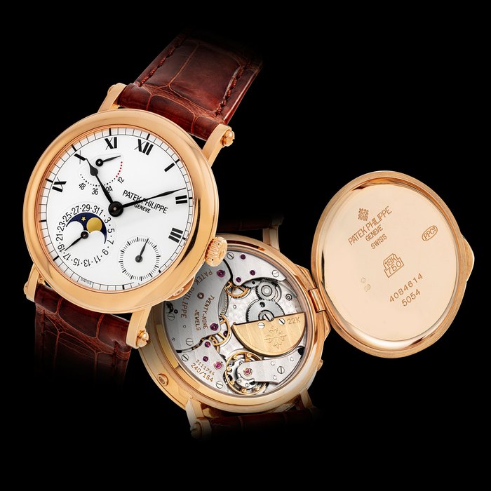 Patek Philippe PATEK PHILIPPE, PINK GOLD POWER RESERVE AND MOON PHASES, REF. 5054R, Price & Market Data