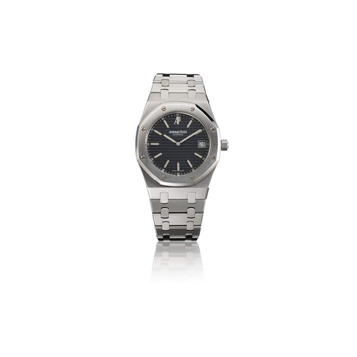 AUDEMARS PIGUET, STEEL “JUMBO” EXTRA THIN ROYAL OAK WRISTWATCH, REF. 15202ST MOVEMENT NO. 438'199, CASE NO. E72827-785