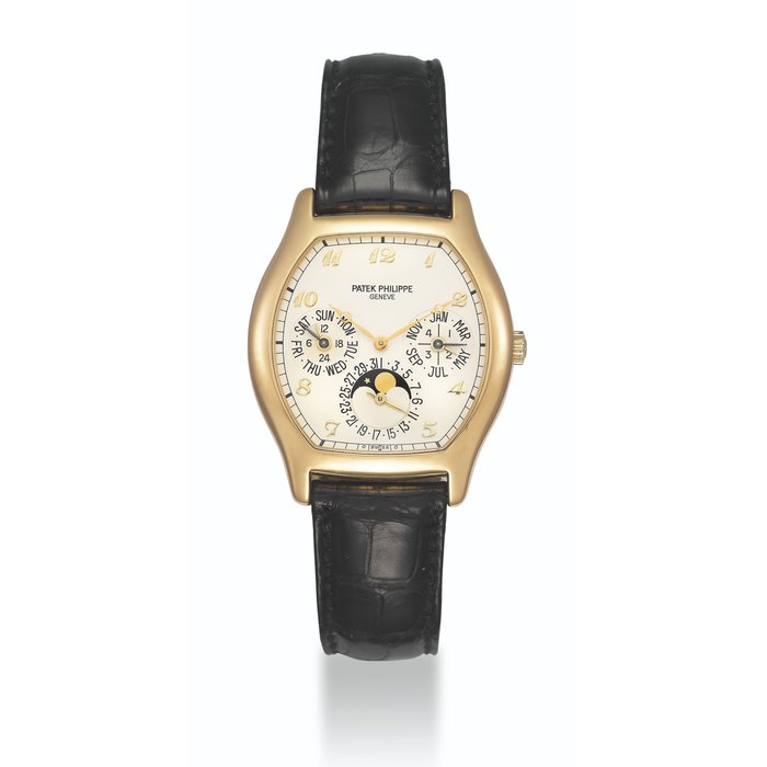 PATEK PHILIPPE, GOLD PERPETUAL CALENDAR WITH MOON PHASES, REF. 5040J MOVEMENT NO. 773'514, CASE NO. 2'933'290