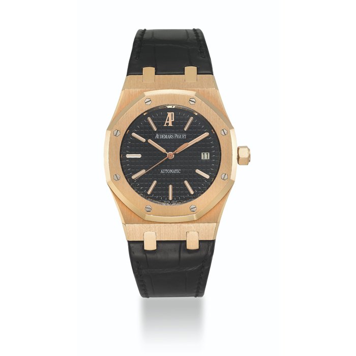 AUDEMARS PIGUET, PINK GOLD ROYAL OAK, REF. 15400OR.00.D002CR.01 MOVEMENT NO. 752’910, CASE NO. G57605