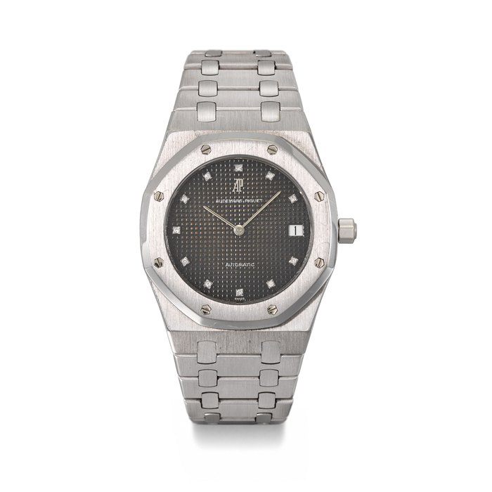 AUDEMARS PIGUET, WHITE GOLD AND DIAMOND-SET ROYAL OAK WRISTWATCH WITH WHITE GOLD BRACELET, REF. 5402BC NO. 129, MOVEMENT NO. 211778, CASE NO. B43466