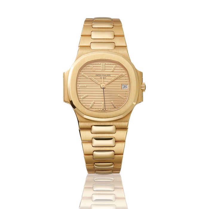 PATEK PHILIPPE, GOLD NAUTILUS WRISTWATCH, REF. 3800/001 MOVEMENT NO. 1'933'026, CASE NO. 2'960'052