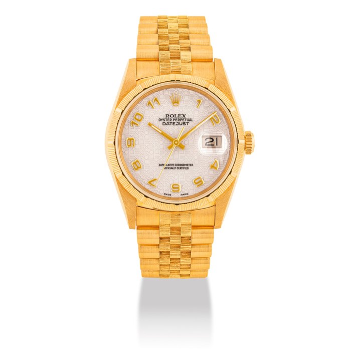 ROLEX, GOLD DATEJUST REF. 16248